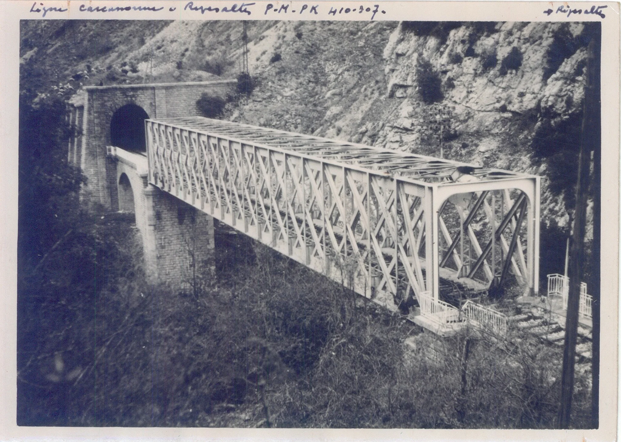 sm4 Attentat du Maquis sur la ligne Quillan Rivesaltes